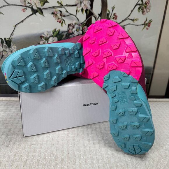 Dynafit Ultra 50 Womens Size 10.5 Pink & Blue Trail Running Shoes Vibrant Colors - Picture 5 of 7